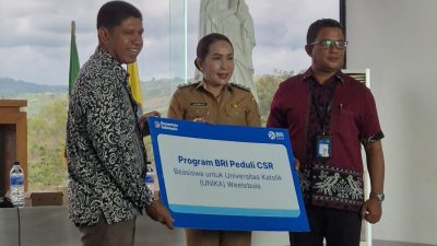 Dukung Pendidikan di NTT, BRI Salurkan Beasiswa untuk 59 Mahasiswa UNIKA Weetebula