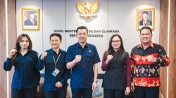 Wakil Wali Kota Kupang Temui Wamenpora, Bahas Pembinaan Atlet dan Persiapan PON 2028