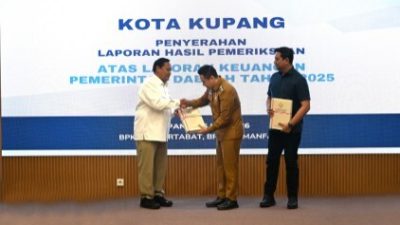 Kota Kupang Raih Opini WTP dari BPK RI, 7 Tahun Berturut-turut