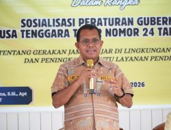 Gerakan Jam Belajar: Gubernur NTT Minta Masyarakat Hentikan Musik Pesta Pukul 18.00 Hingga 19.30