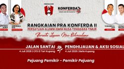 Jelang Konferda II, PA GMNI NTT Gelar Jalan Santai dan Aksi Tanam Pohon