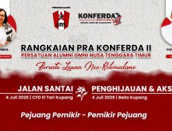 Jelang Konferda II, PA GMNI NTT Gelar Jalan Santai dan Aksi Tanam Pohon