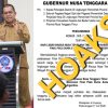 Hoaks: Surat Edaran Gubernur NTT Libur Nonton Final Piala Dunia