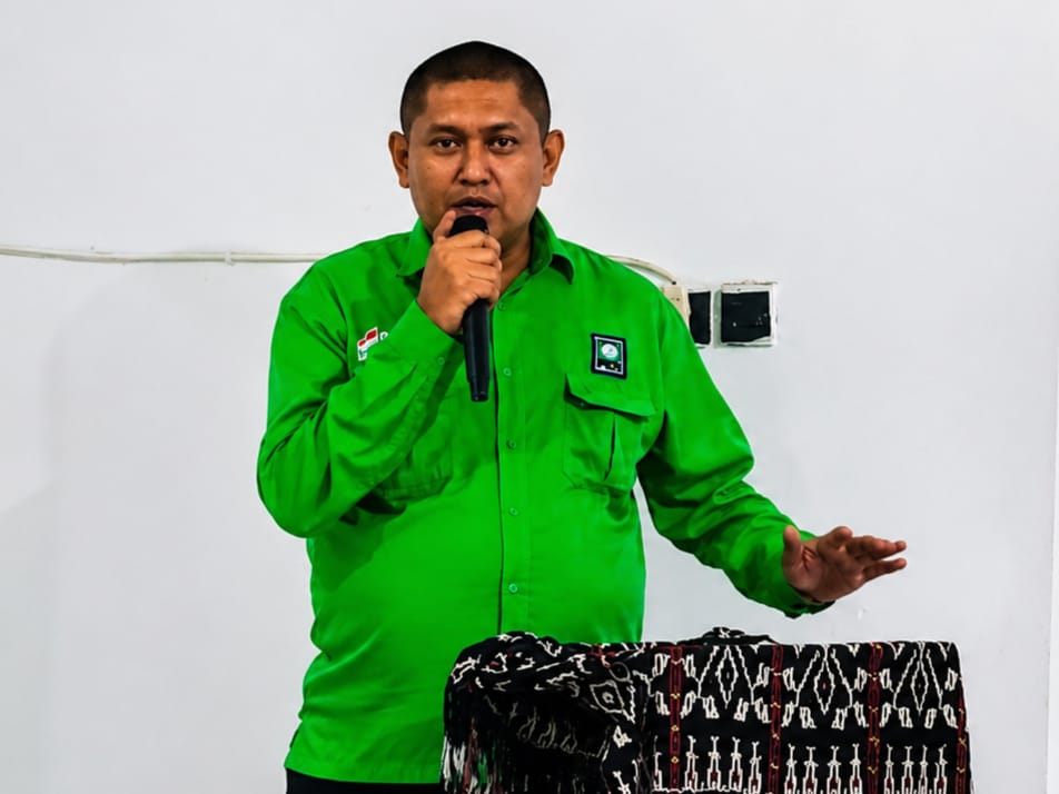 Ketua DPC PKB Kota Kupang, Satario Pandie / foto: Gorby Rumung