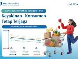 Survei BI: Keyakinan Konsumen NTT Tetap Optimis, IKK Juli 2026 Capai 118