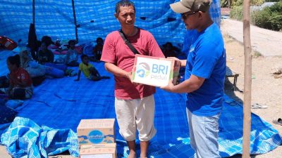 BRI Peduli Bergerak, Bantuan Pangan Disalurkan untuk Warga Terdampak Gempa di Manggarai