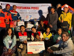 5,5 Jam Melawan Cuaca Ekstrem, Pertamina Antar Bantuan ke Palue
