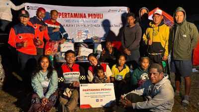 5,5 Jam Melawan Cuaca Ekstrem, Pertamina Antar Bantuan ke Palue