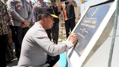Polda NTT Bangun Sumur Bor, Jawab Kerinduan Air Bersih Warga Benu – Kabupaten Kupang
