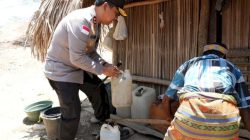 Polda NTT Hadirkan Sumur Bor, Warga Benu Tak Lagi Berjalan Jauh Cari Air