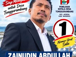 Maju Pilkades Tonggurambang, Zainudin Abdullah Ingin Bangun Desa dari Potensinya